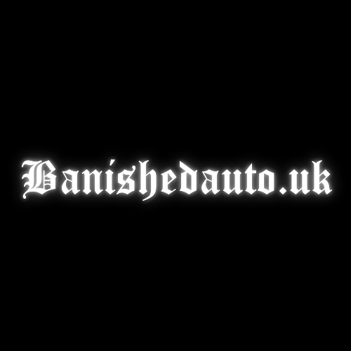 BANISHED gothic weblink decal